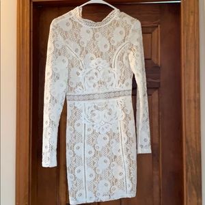 Long Sleeve lace bodycon dress